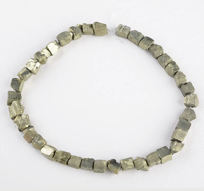 Women\'s Natural Pyrite Freeform Beads