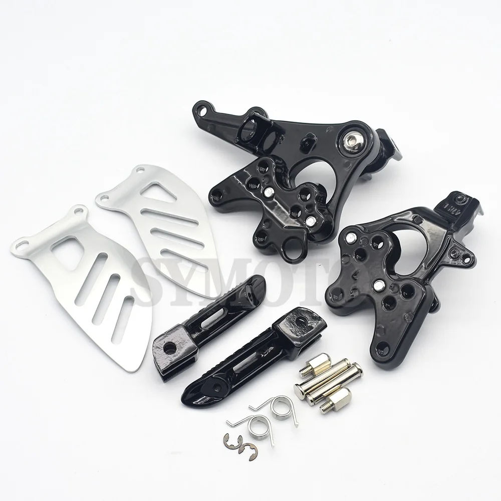 Motorcycle Front Footpegs Foot Pegs Footrest Pedals Bracket For GSXR600 GSXR750 2011-2018 GSXR1000 2009-2017 GSXR 600 750 1000