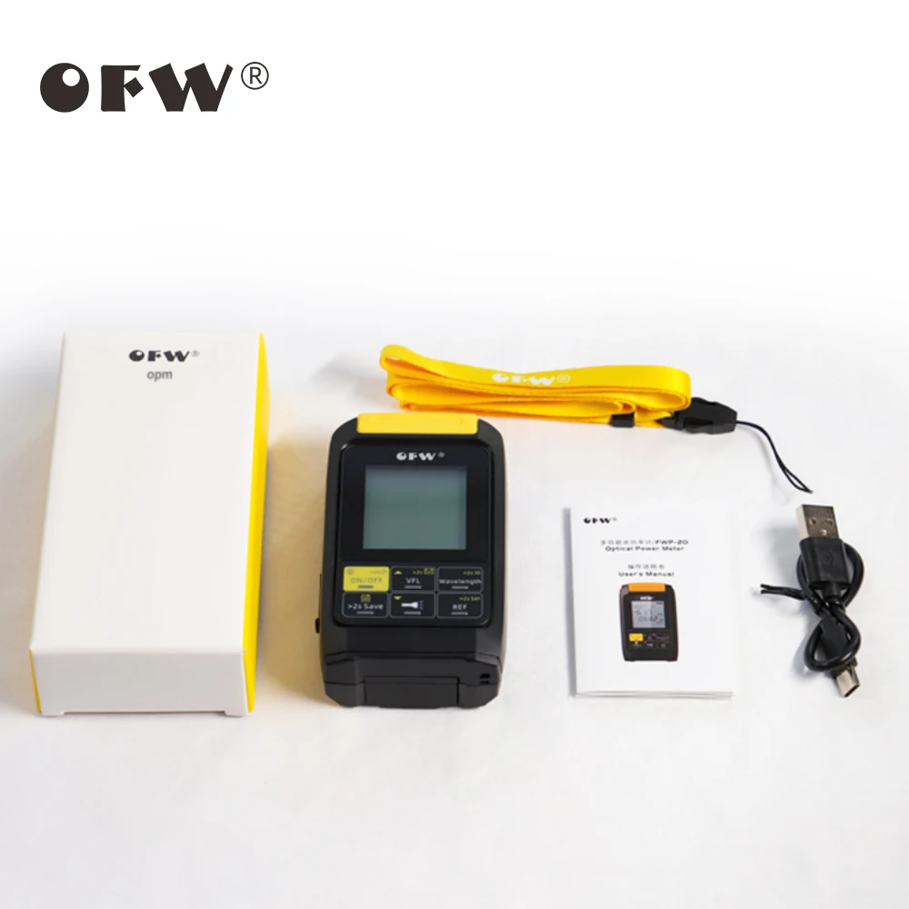 Imagem -06 - Multifunções Medidor de Energia Óptica Mini Visual Fault Locator Network Cabo Test Optic Fiber Tester Opm 1mw 20mw 30mw Vfl em 1