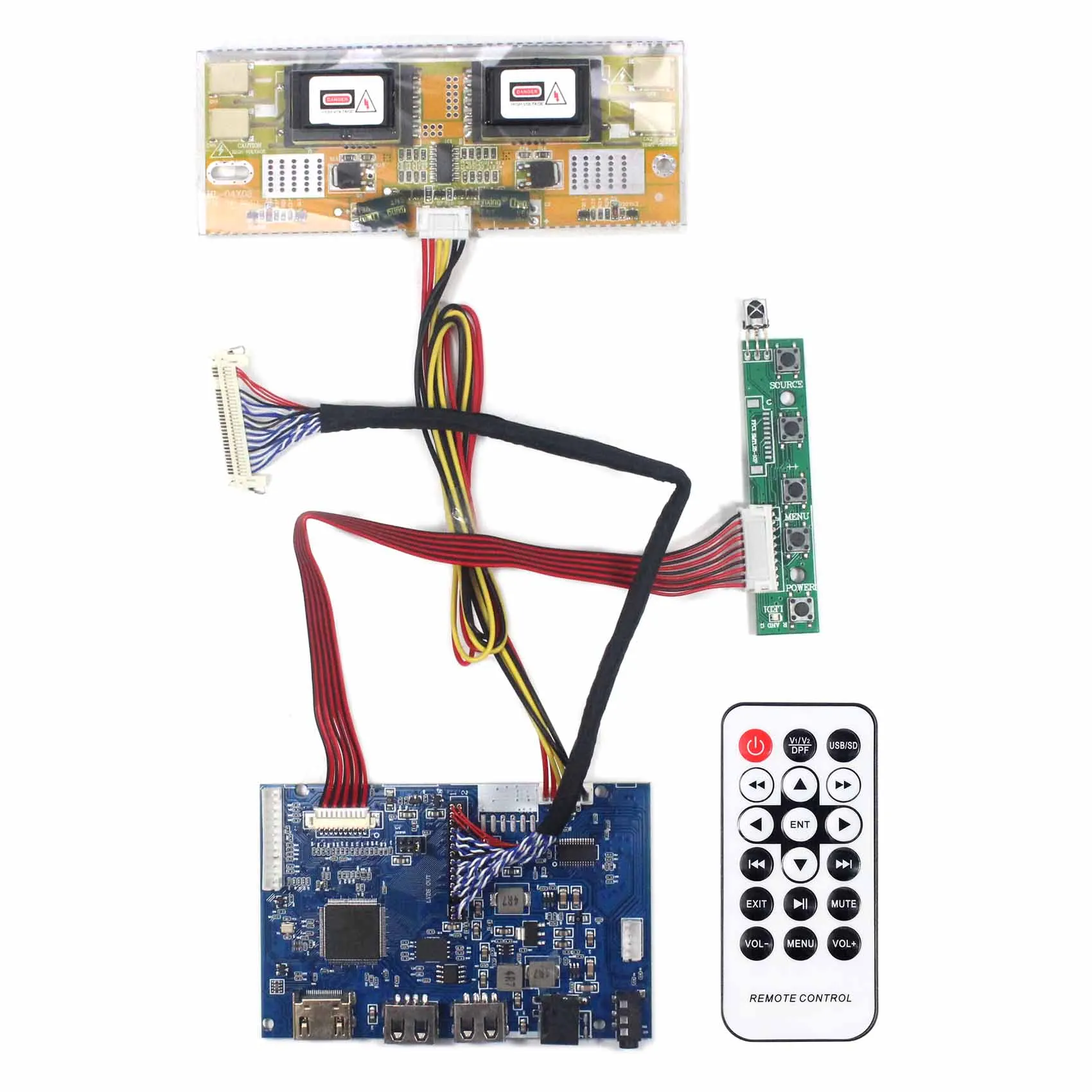 Support Video Play/WIFI Module HD-MI USB Android LCD Controller Board Compatible Work With 21.5inch 1920x1080 M215HW01-V0 LCD