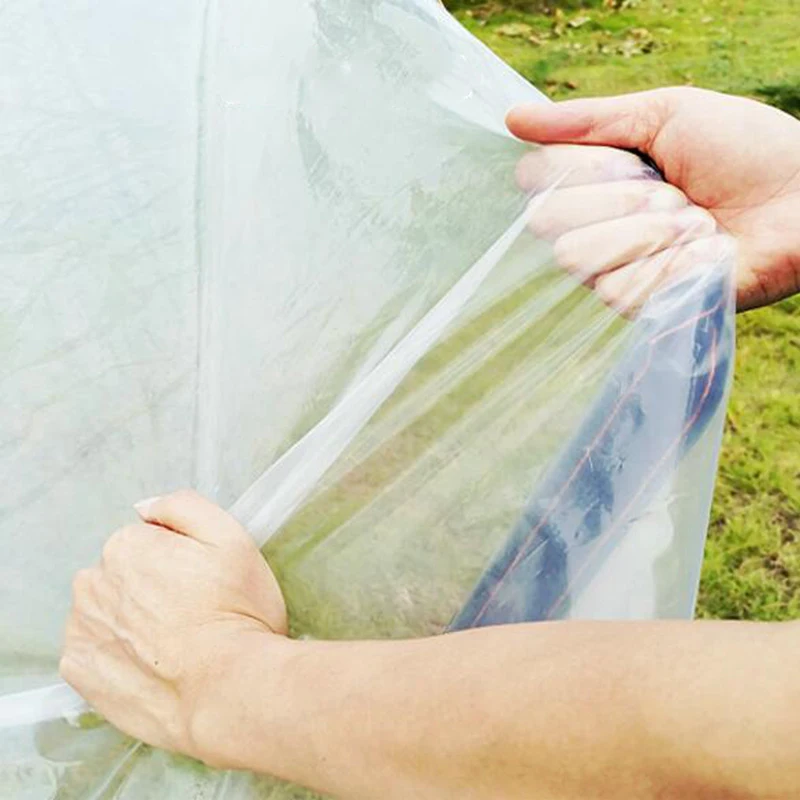 Transparent Plastic Film Thicken Keep Warm Film Home Garden Rainproof Windproof Tarp Greenhouse Succulent Flowers Cold Proof