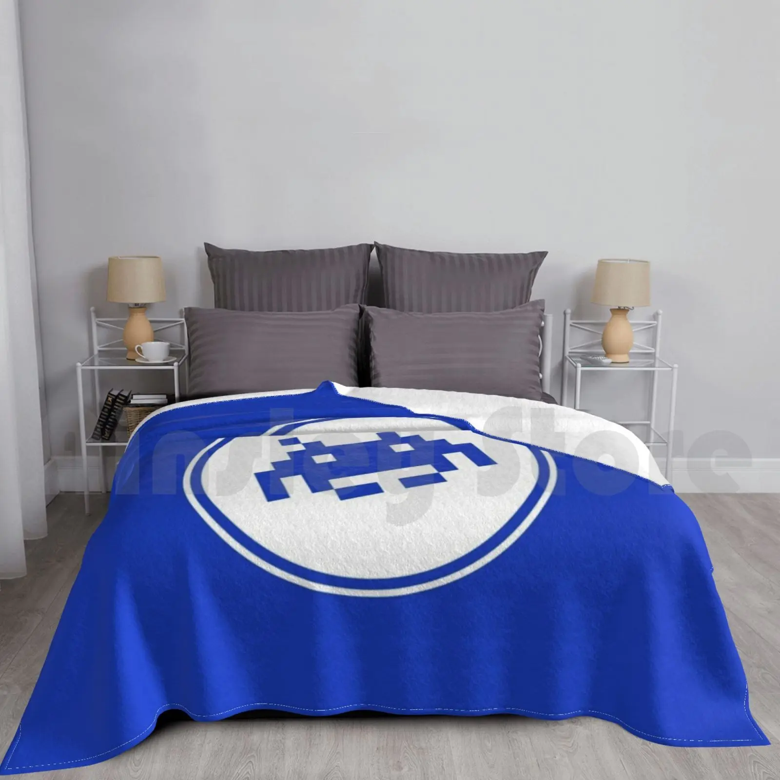 Space Invader Retro Video Game Icon Blanket Fashion Custom Space Invader Video Game Taito Vintage