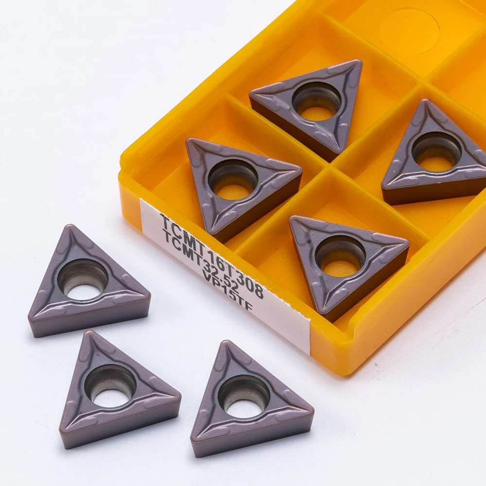 TCMT1102 TCMT16T308 TCMT16T304 US735 VP15TF UE6020 Carbide Kim Loại Công Cụ Chuyển CNC Máy Công Cụ Lập Chỉ Mục TCMT 16T308 16T304 1102