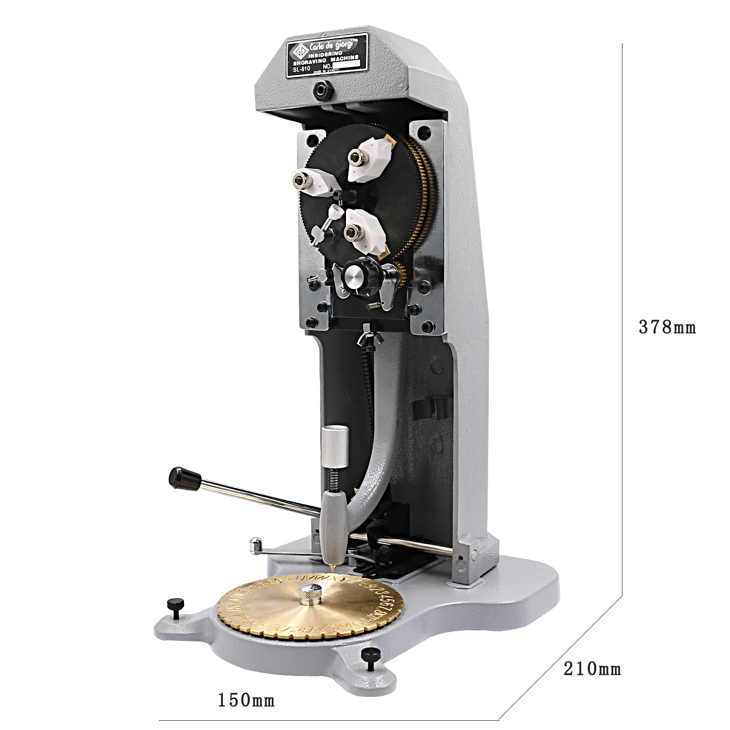 Imagem -06 - Gravador de Anel para Máquina de Gravura Interna para Jóias Internas Gravura Fazendo Ferramentas Padrão Bloco Carta Stamper