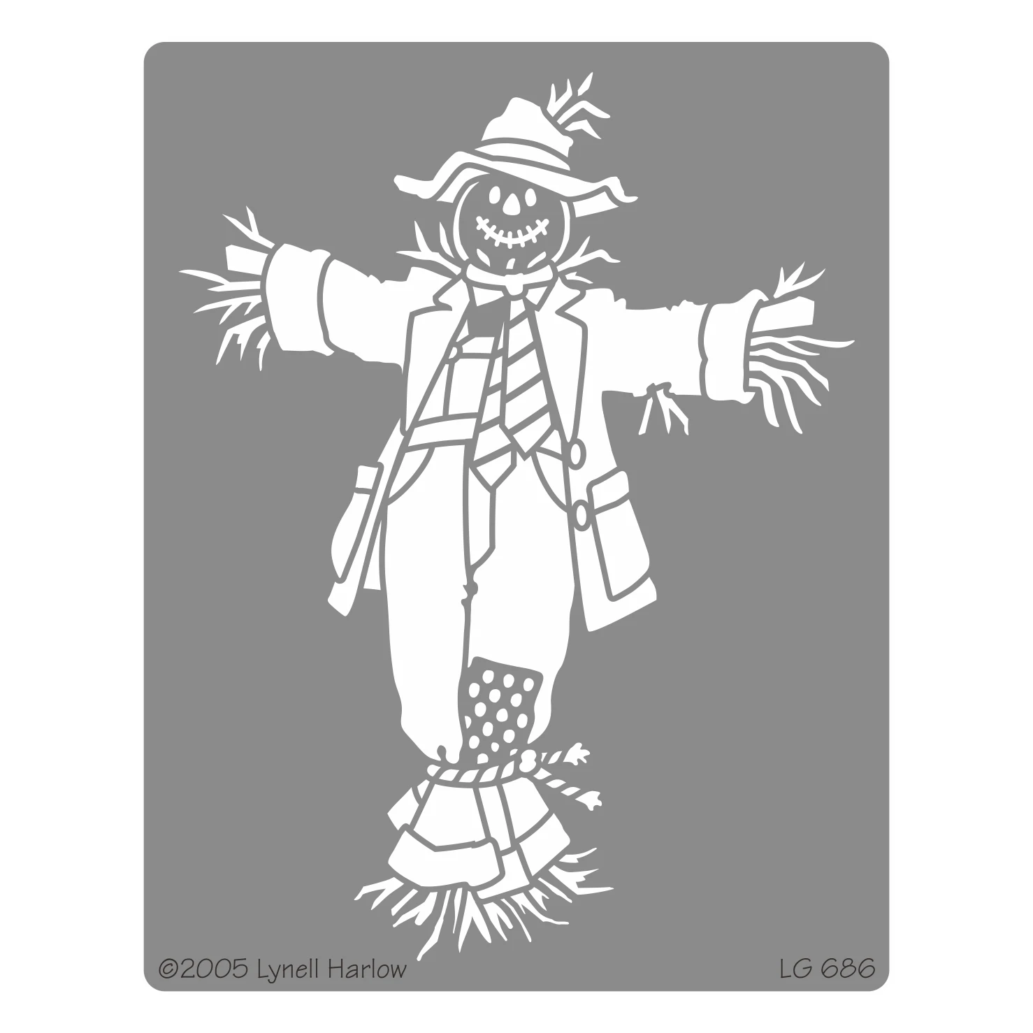 Embossing Dreamweaver Stencils LG 686 Scarecrow