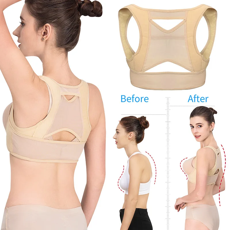 Posture Corrector Shoulder Back Pain Reliever Spine Straightener Orthopedic Brace Belt Straight Corset For Back Support