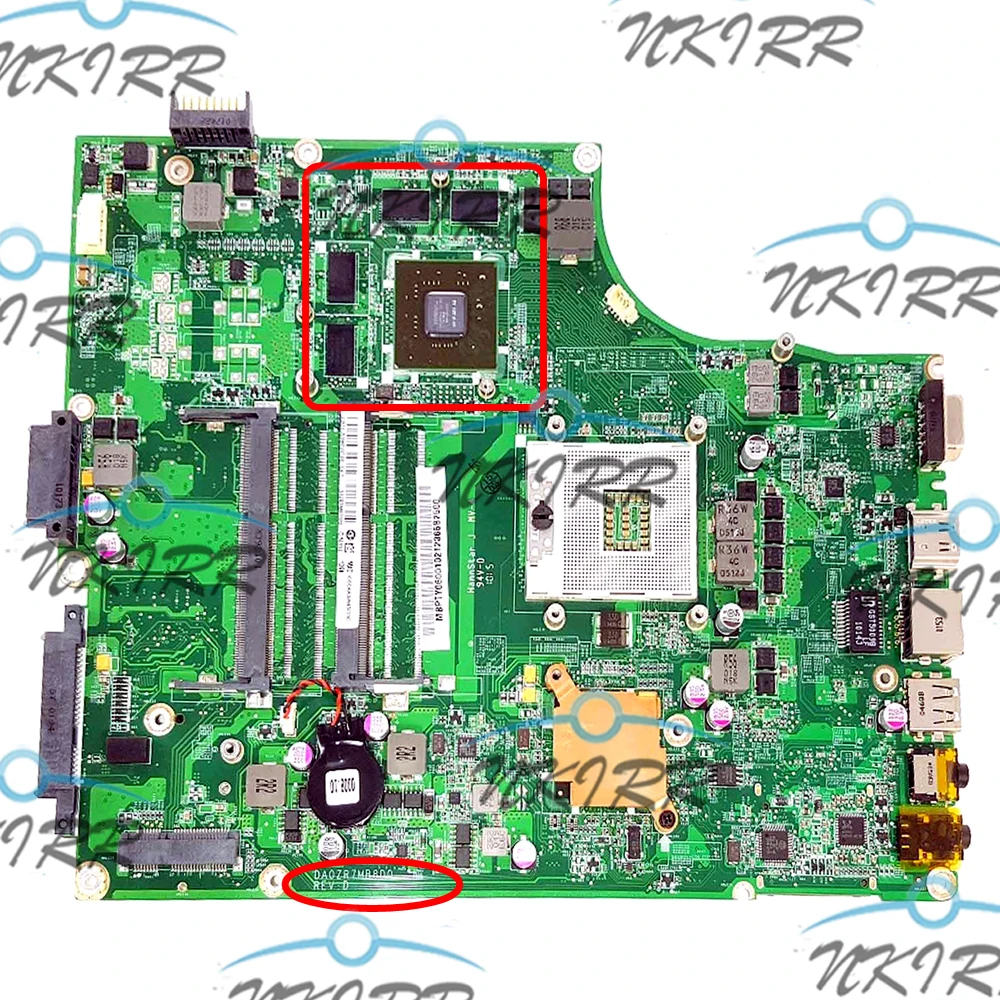 Not fit 5820 5820TG, GT330M 310M DA0ZR7MB8D0 MBPU306001 MBPTY06001 MBR6Y06001 MBPTX06001 MBPTW06001 for Aspire 5745G Motherboard