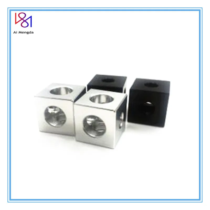 3d Printer Parts Openbuilds 2020 Aluminum Block Cube Prism Connector Wheel Regulator Cube Corner V-slot Three Way Corner Bracket