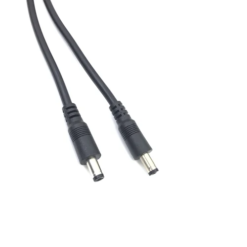 Imagen 2 del producto 12V DC Power 5,5x2,1mm / 2,5mm macho a 5,5 2,1/2,5mm macho 18AWG Cable de alimentación Cable de enchufe 10A 0,3 M 0,5 M 1m 5M 1,5 M