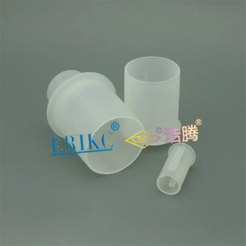 ERIKC injector plastic protection for 120 built-injector, plastic flip cap E1021020 high pressure inlet port cap