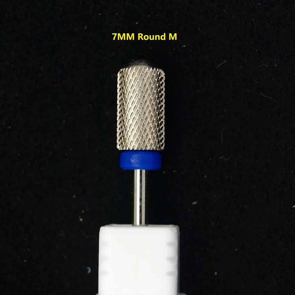 Neues Silber! Hochwertiger 6,6 mm großer Rundkopf-Fräser aus original Wolframstahlkarbid für Maniküre-Nagelbohrer-Zubehör. – Detail 15