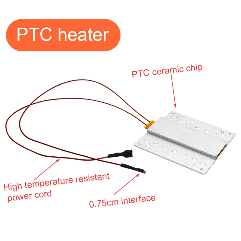 Thermostatic Heating Element PTC Egg Incubator Heater Aluminum Heater  110V/220V/12V In Stock