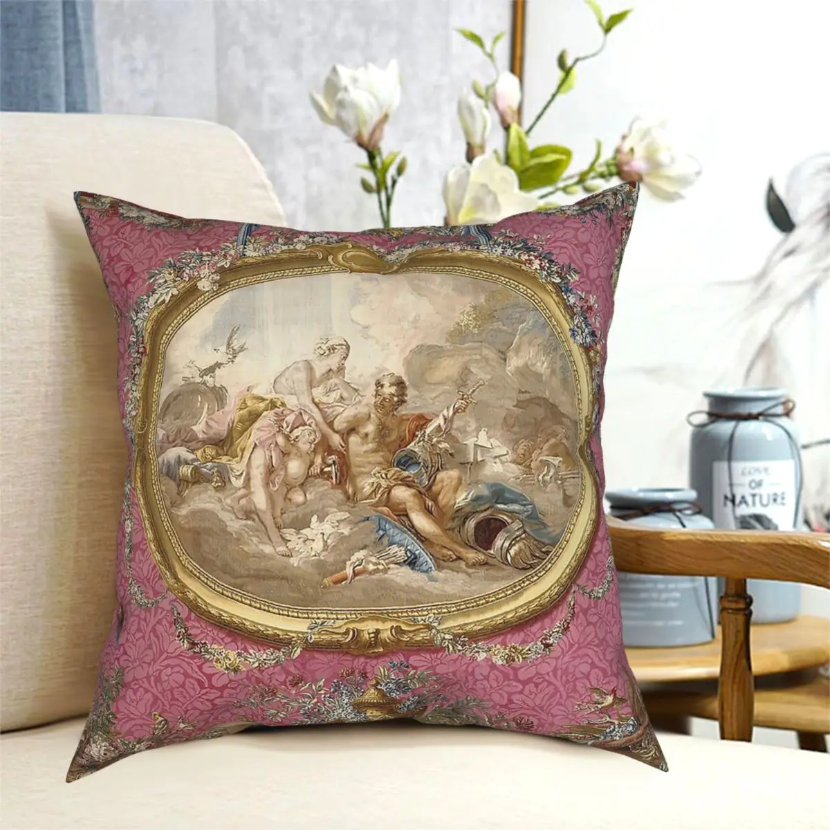 Francois Boucher Venus Pillowcase Decoration Cushions Throw Pillow for Sofa Polyester Double-sided Printing Creative