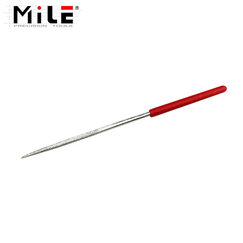 MILE 5PCS/Set 100x2mm Mini Needle File Set DIY Tools Ceramic Crafts Wood Rasp File Needle Jewelry Polishing Carving Diamond File