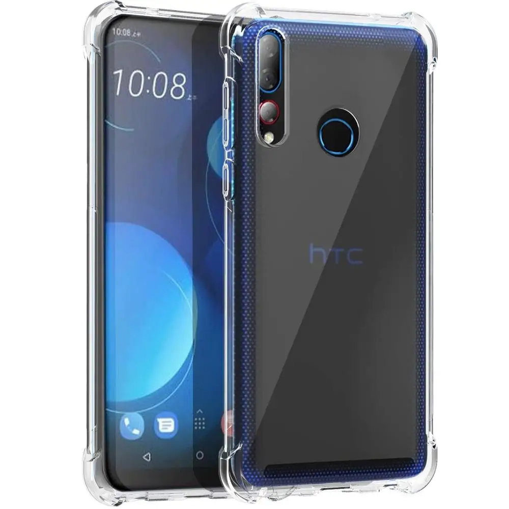 Crystal Case For HTC Desire 19s 19+ 12 12s 12+ U12 Life U12+ U11 Life Plus Eyes U Ultra Silicone Back Cover For HTC One M10 X10