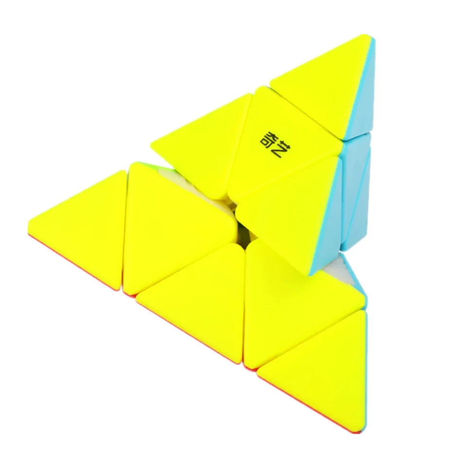 QIYI Qiming S2 Pyramid 3x3x3 Magic Cube Professional Cubo Magico Puzzle Toy per bambini giocattolo regalo per bambini Puzzle regalo per bambini
