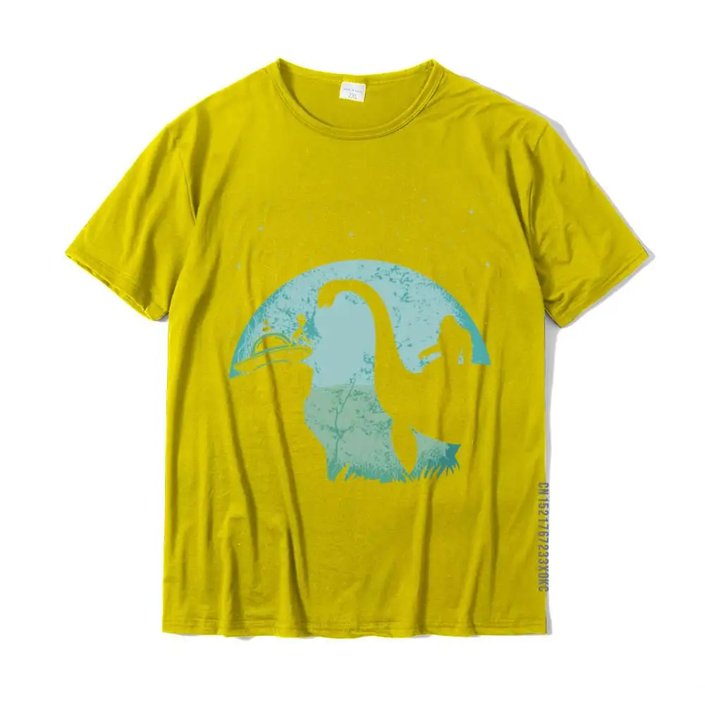 Bigfoot jazda Loch Ness potwór Sasquatch Ufo porwanie Hip hop prosty styl topy koszula rodzina bawełna męskie Top t-shirty