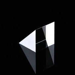 Optical Glass K9 Triangular Prisms 20mm Right Angle Isosceles Prisms External reflection bevel face aluminumed