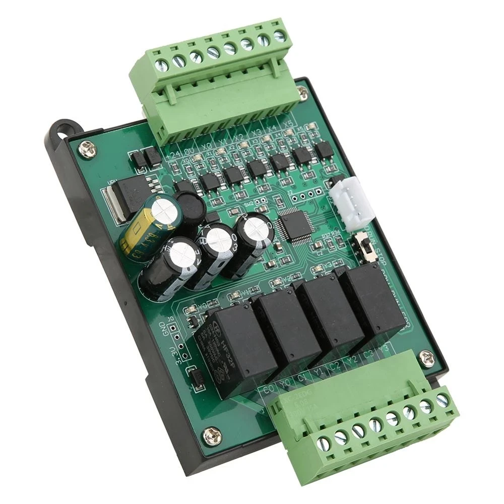 Imagem -03 - Módulo de Relé Industrial Programável da Placa de Controle do Controlador Fx2n10mr 32-bit da Lógica do Plc com Usb ao Cabo de Ttl para Mitsubishi