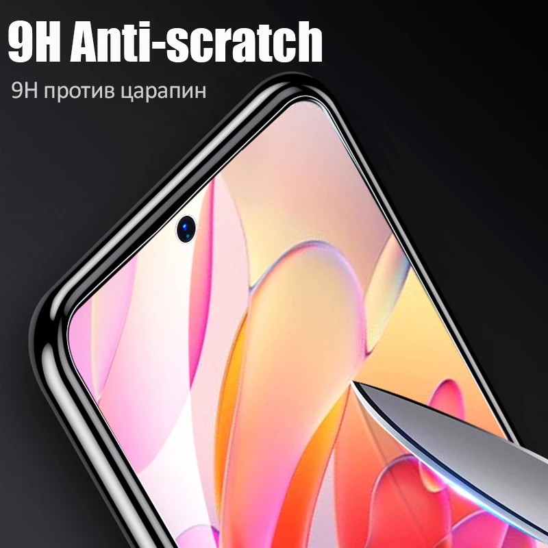 Vetro temperato per Xiaomi Redmi Note 11 10 8 9 Pro 10S 9S 7 9T 10T 8T Protezione schermo per Redmi 9 9T 10 9A 9C 8A Vetro