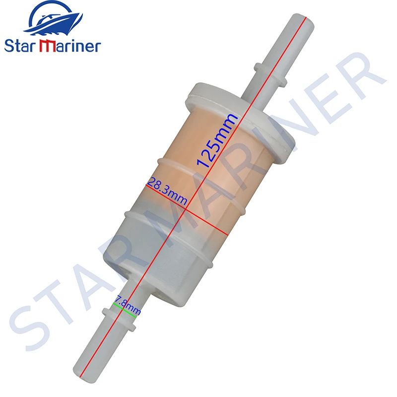 

Топливный фильтр 35-879885Q для Mercury, подвесной мотор 35-879885T для Sierra 18-7718, 8 мм, 5/16 дюйма, Mercruiser 35-879885Q 35-879885T