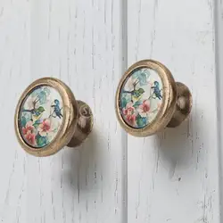 Hot Sale Assorted Vintage Brass Wardrobe Cabinet Door Cupboard Drawer Handle Knob Furniture Hardware Door Pull Drawer Door Knob