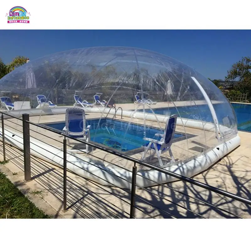 Outdoor Customized Inflatable Swimming Pool Cover Tent For Winter And Summer