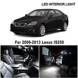 14pcs Car Accessories White Canbus Interior LED Light Bulbs Kit For 2006-2013 Lexus IS250 IS350 ISF Map Dome Trunk Roof Lamp