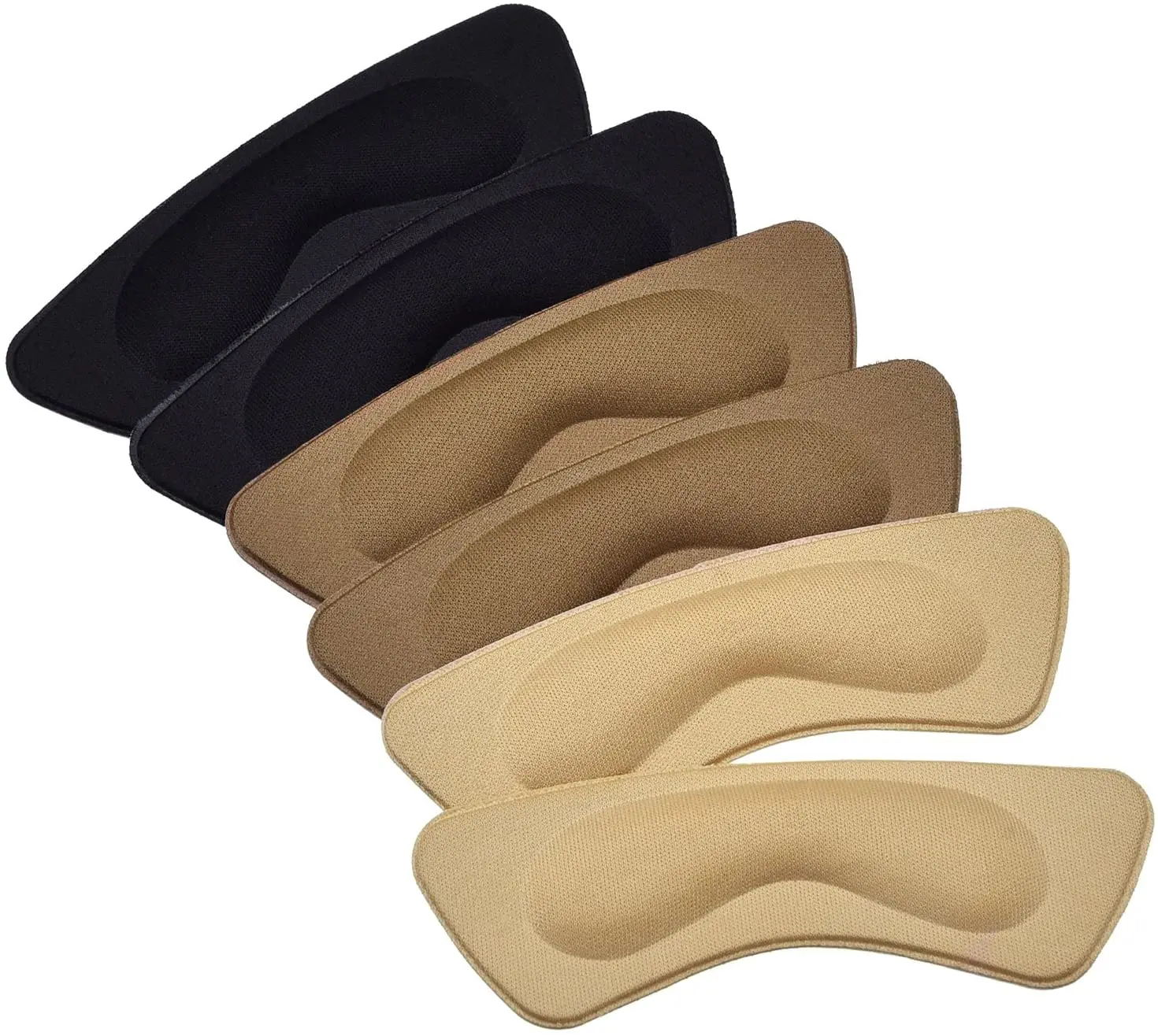 1/3/2 Pairs Shoes Insoles Insert Heels Protector Anti Slip Cushion Pads Comfort Heel Liners Cushion Pad Invisible Inserts Insole