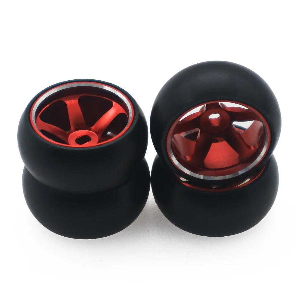 Alloy wheel rim 5 spoke drift tire for rc 1/28 Wltoys K969 K989 P929 drift rally kyosho mini-Z mini-Q D hobby model car