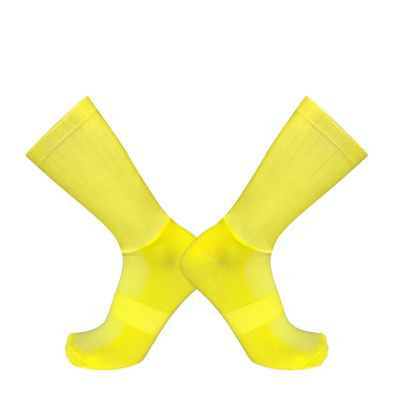 Rutschfeste Silikon-Sommer-Aero-Socken Whiteline Radsocken Herren Fahrrad Sport Laufsocken Calcetines Ciclismo