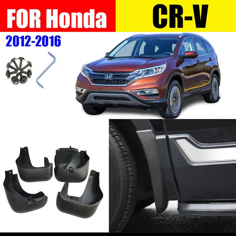 

FOR CAR Honda CR-V Mudguard Fenders CRV Mud flaps splash guard Fender Mudflap Mudguards Car Accessories Front Rear 4 pcs