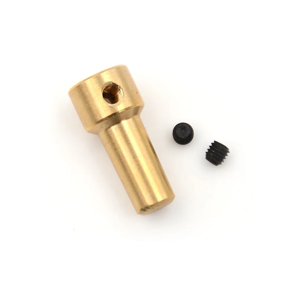 1 X Shaft Coupler Klem Armatuur Messing 3.17Mm Elektrische Boor Chuck JT0 Koppeling Motor 20Mm
