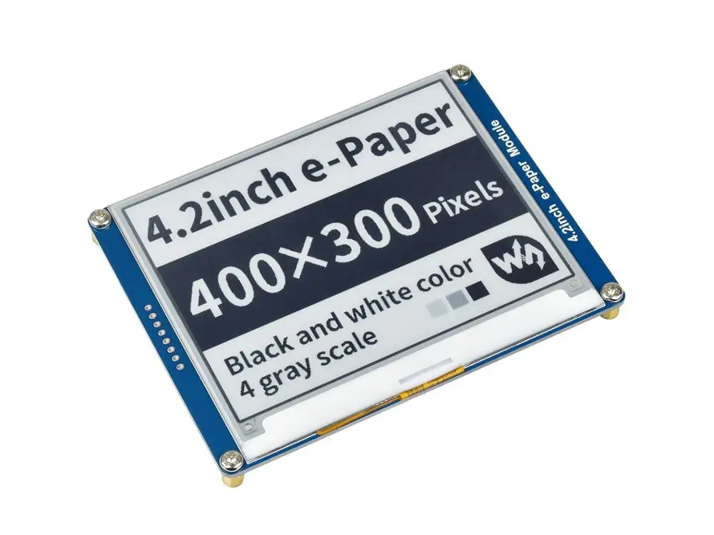 4.2inch E-Ink Display Module 400x300 E-paper Module Black White Two-color SPI Interface No Backlight Ultra low consumption