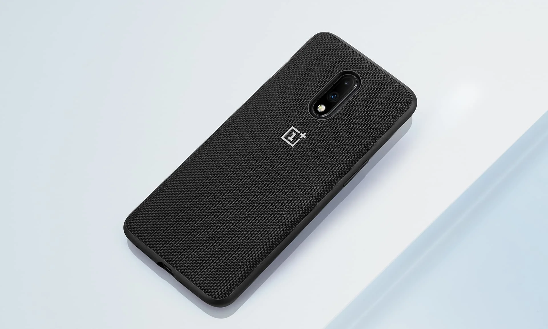 100% Original Official OnePlus 7 Case Cover Sandstone Bumper Nylon Silicone Red Matte protective Slim Back Case