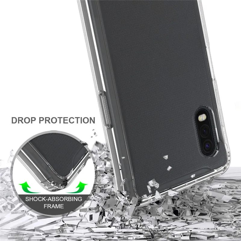 Shockproof Case For Samsung Galaxy X Cover Pro XCover 5 Clear TPU Bumper Hard Cover Back Case for Samsung X Cover5 XCover Pro