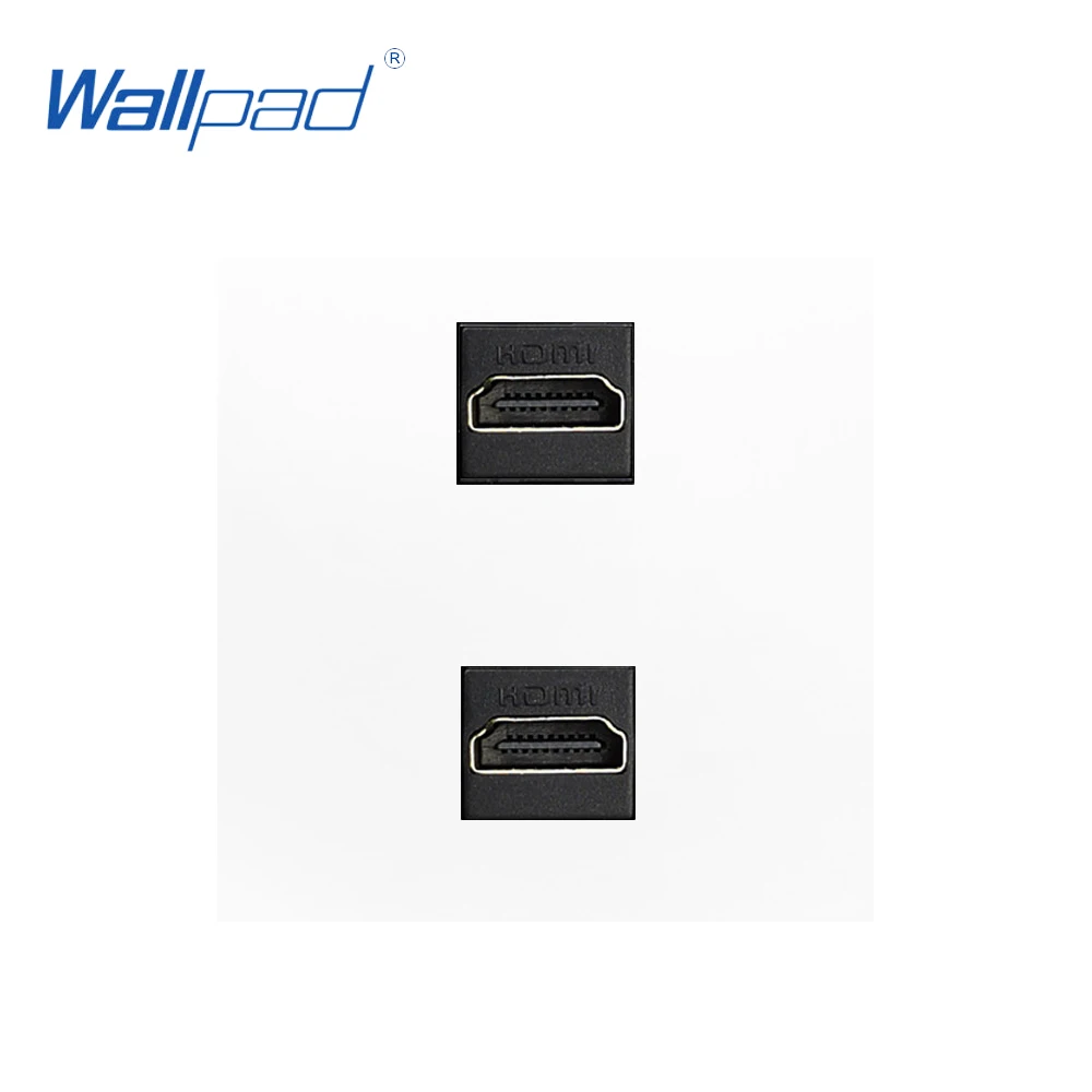Double prise HDMI, touche de fonction pour Module uniquement 52x52mm, Wallpad 2 HIDMI