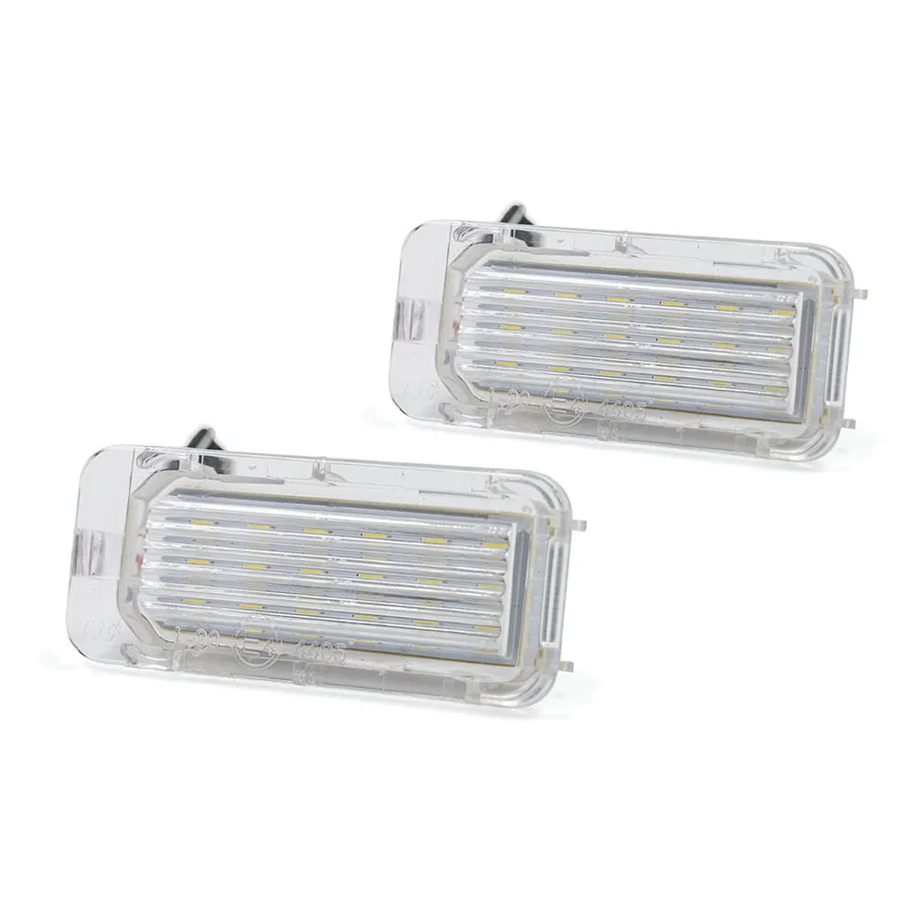 2Pcs For Ford C-Max Transit Connect Edge Ecosport Ranger Transit-150/250/350 For Jaguar XJ XF LED Number License Plate Light