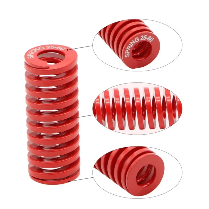1/2Pcs Spiral Stamping Compression Mould Die Spring yellow blue red green brown  OD18mm ID9mm Length 20mm-150mm