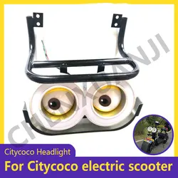 For CItycoco Headlight Minions Personalized accessories modified bracket lamp cover converter 12V headlight decoration