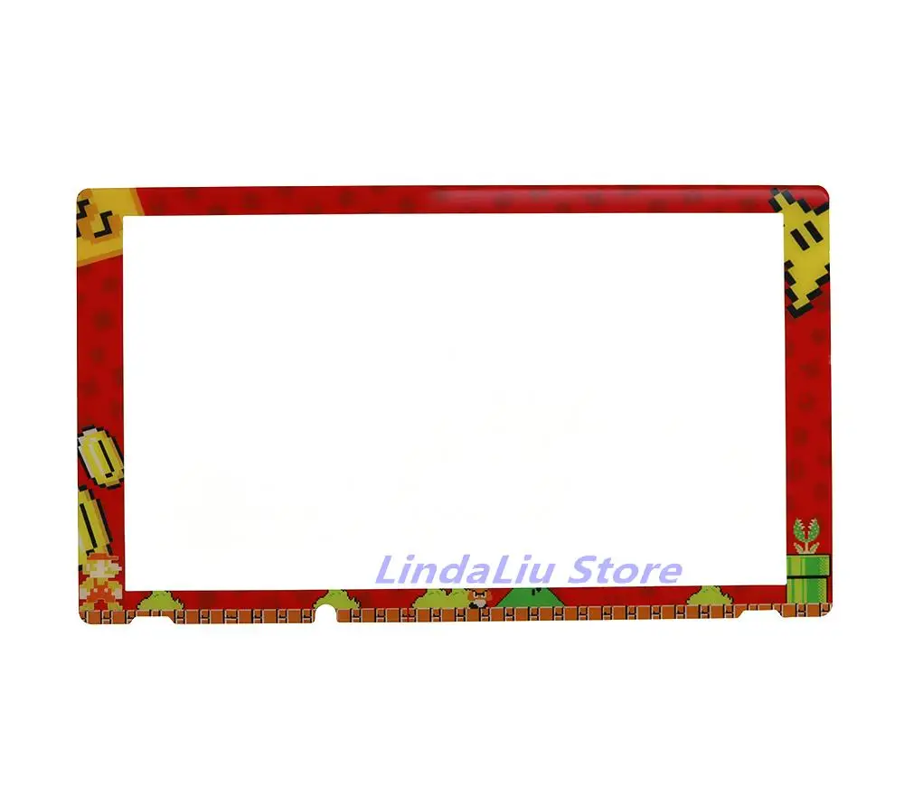 1ชิ้น/ล็อตสีขอบคริสตัลกระจกนิรภัยฟิล์มอะนิเมะ Ultra อุปกรณ์เสริมสำหรับ Nintend Switch อุปกรณ์ป้องกันหน้าจอคอนโซล