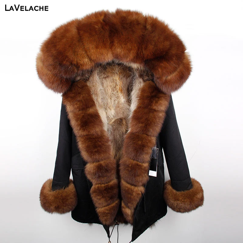 

Новинка 2023, зимняя Длинная женская куртка lavelach, Роскошная большая женская зимняя куртка оверсайз высокого качества, уличная одежда