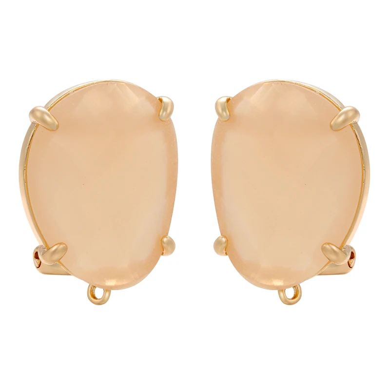 Women's Crystal Cobblestone Stud Earrings, Luxurious Design