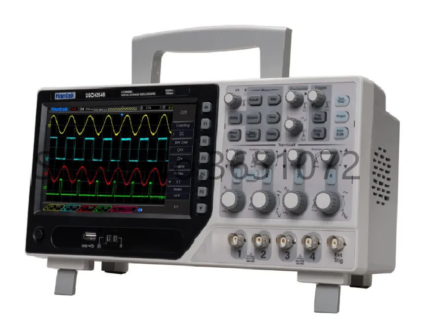 DSO4104B Digital Oscilloscope 4CH oscilloscope, 80-250MHz bandwidth, minimum measurement range 500μV /div