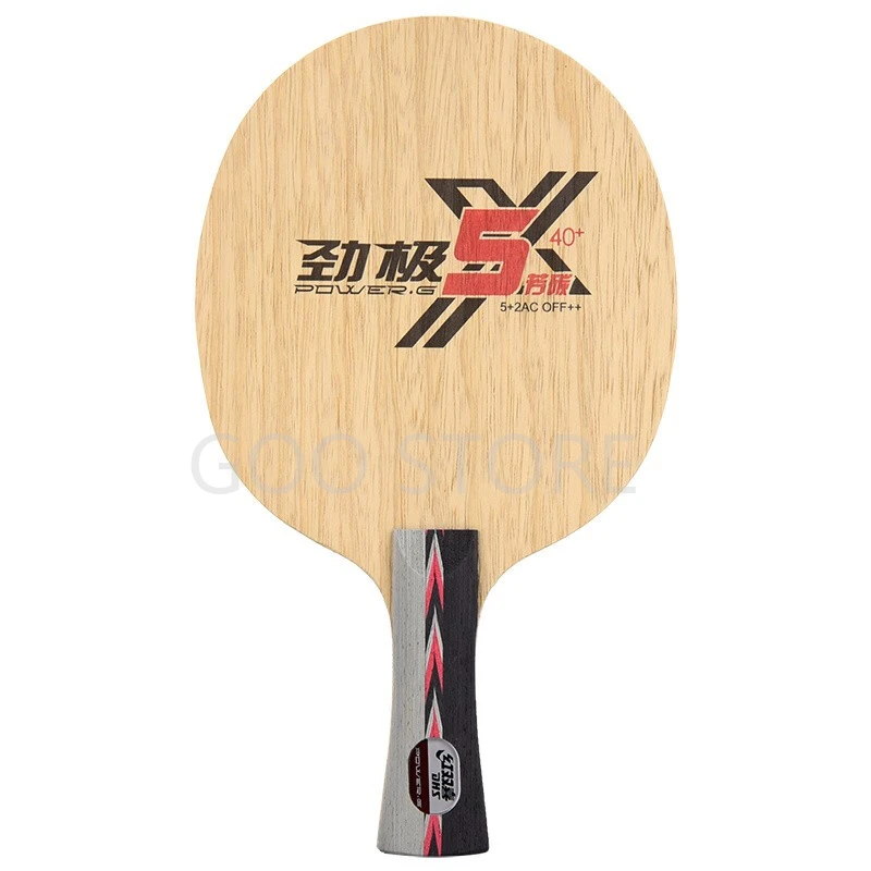 DHS PG5 PG5X POWER-G 5 PG 5 Table Tennis Blade (5+2 Arylate Carbon) ALC Racket Original DHS Ping Pong Bat