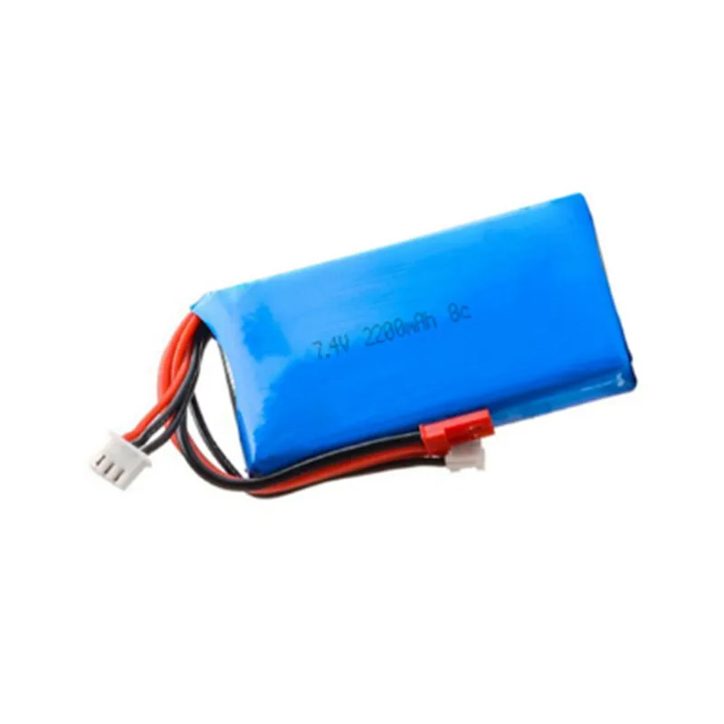 7.4V 2200mAh Lipo Battery for FrSky Taranis Q X7 Dx6e Dx6 Transmitter Spektrum DX8 Rc Spare Part 2S Rechargeable Battery Pack