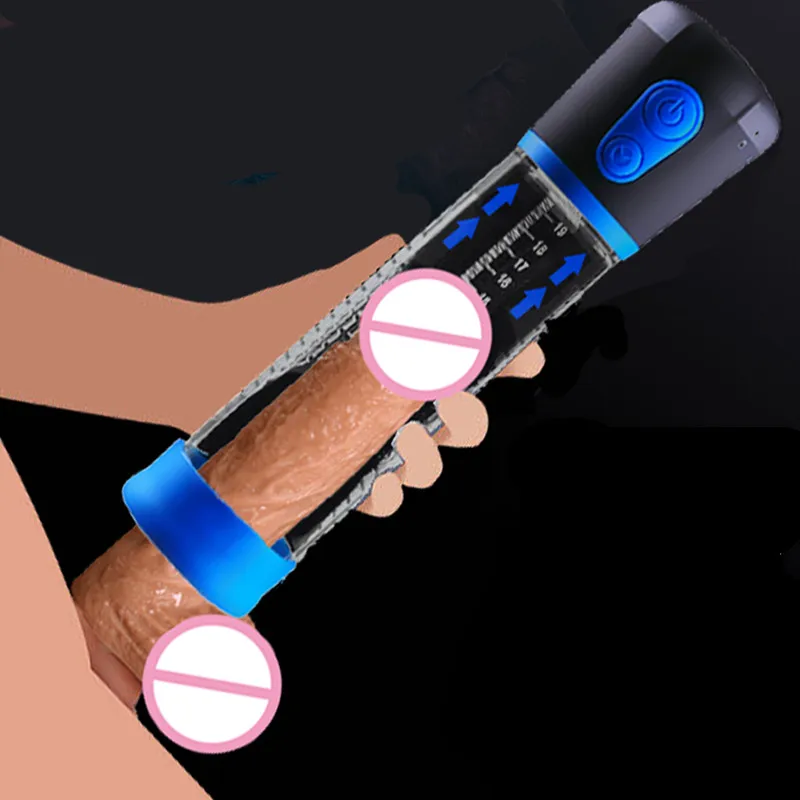 Penis Enlarger Vacuum Pump Electric Automatic Penis Pump Powerful Penis Enlargement Extender Sex Toys for Men