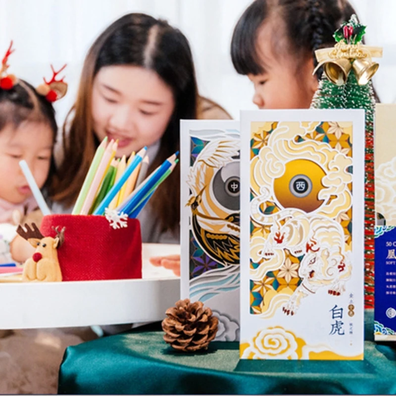 فن الرسم والرسم أقلام رصاص ألوان زيت قلم فينيكس الشرقية النمط الصيني بدعة الرسم الملون التقليدي الفن
