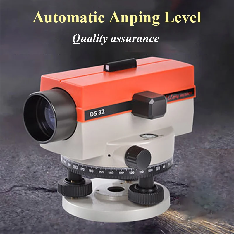 

DS32 Optical Auto Level Instrument Surveying And Mapping Construction Tools Automatic Level Gauge Parallel Tester Laser Level