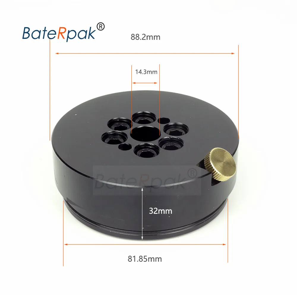 WUTUNG 90x82x13mm BateRpak Pad Printing Machine spare part Ink Cup,Pad Printer Move Oil tank, RJ1 Ceramic Ring,1pcs price